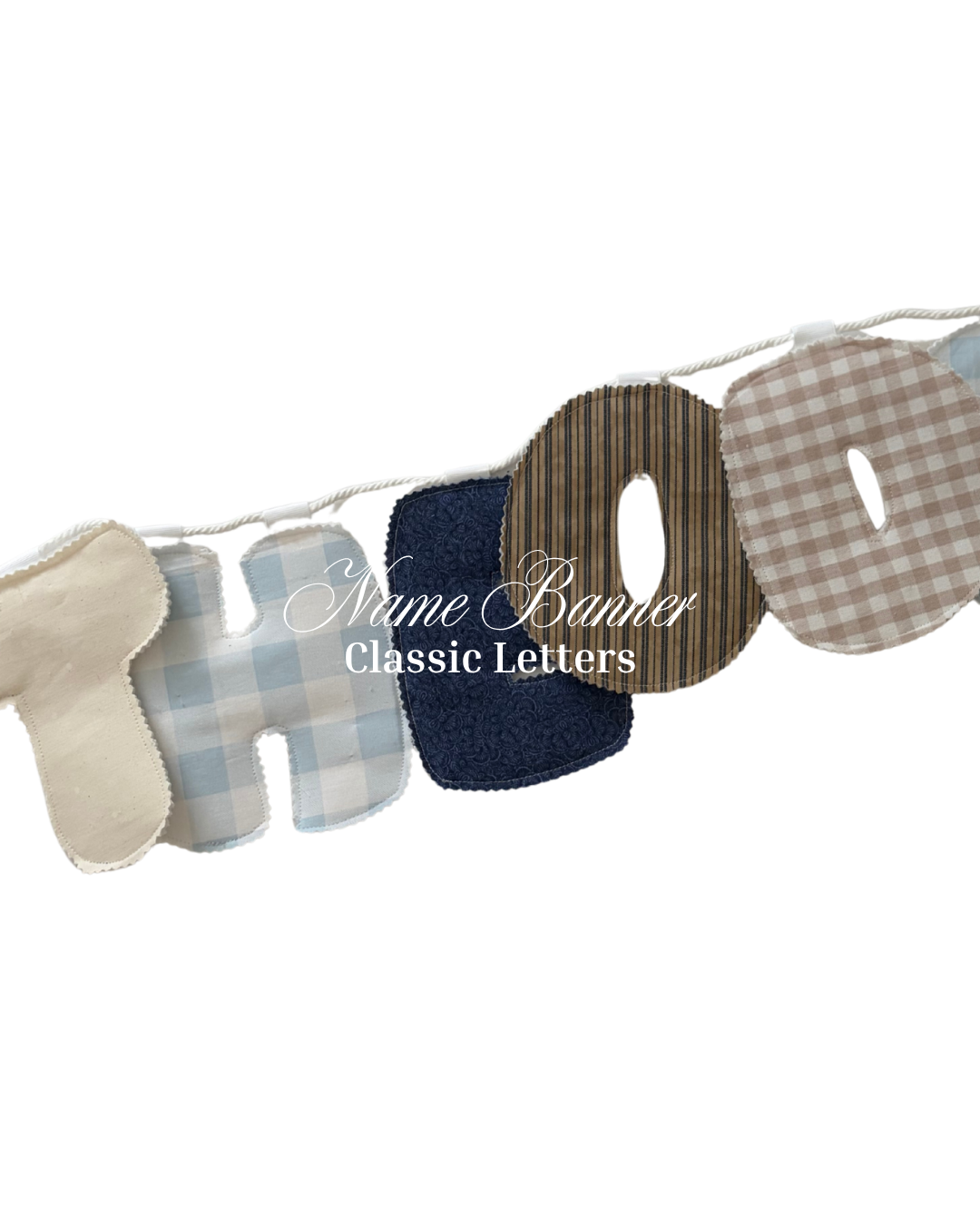 Name Banner - Classic Letters