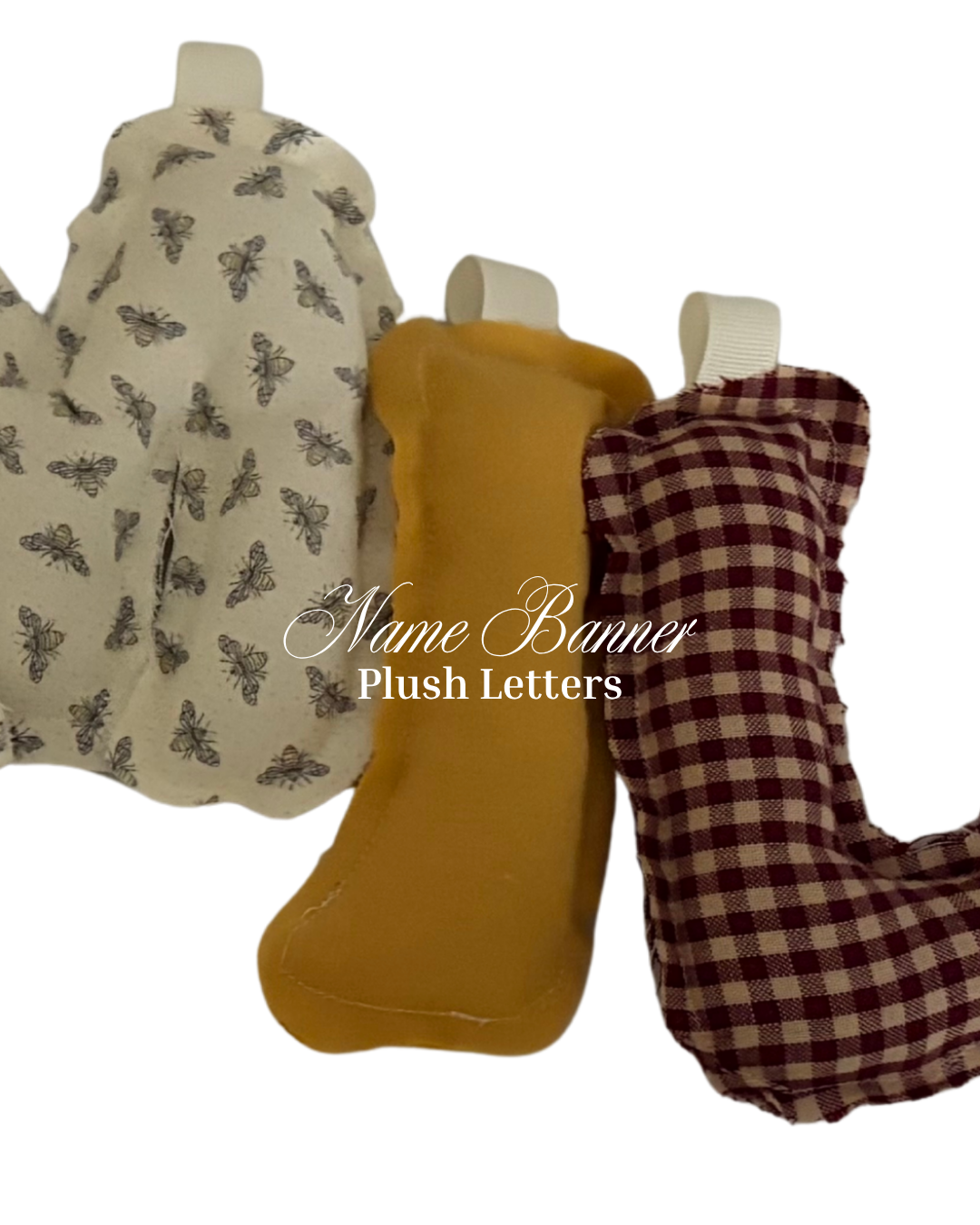 Name Banner - Plush Letters