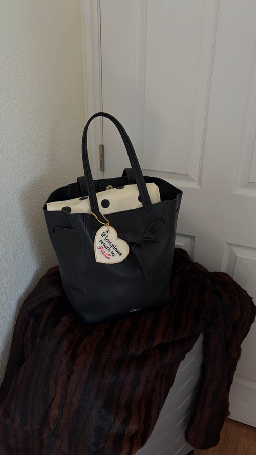 Heart-Shaped Return To: Bag Tag